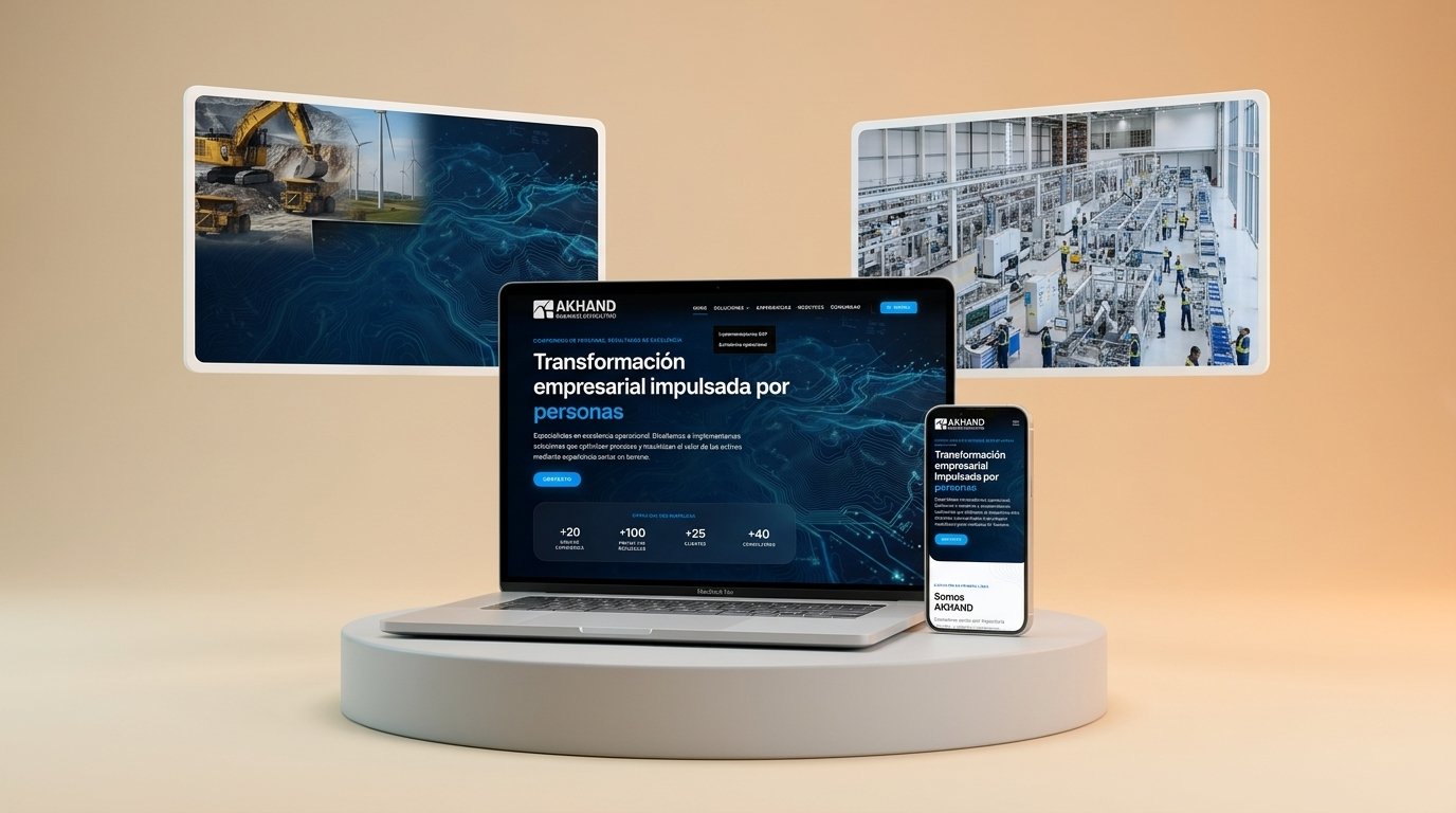 Mockup de Transformación Empresarial e Ingeniería