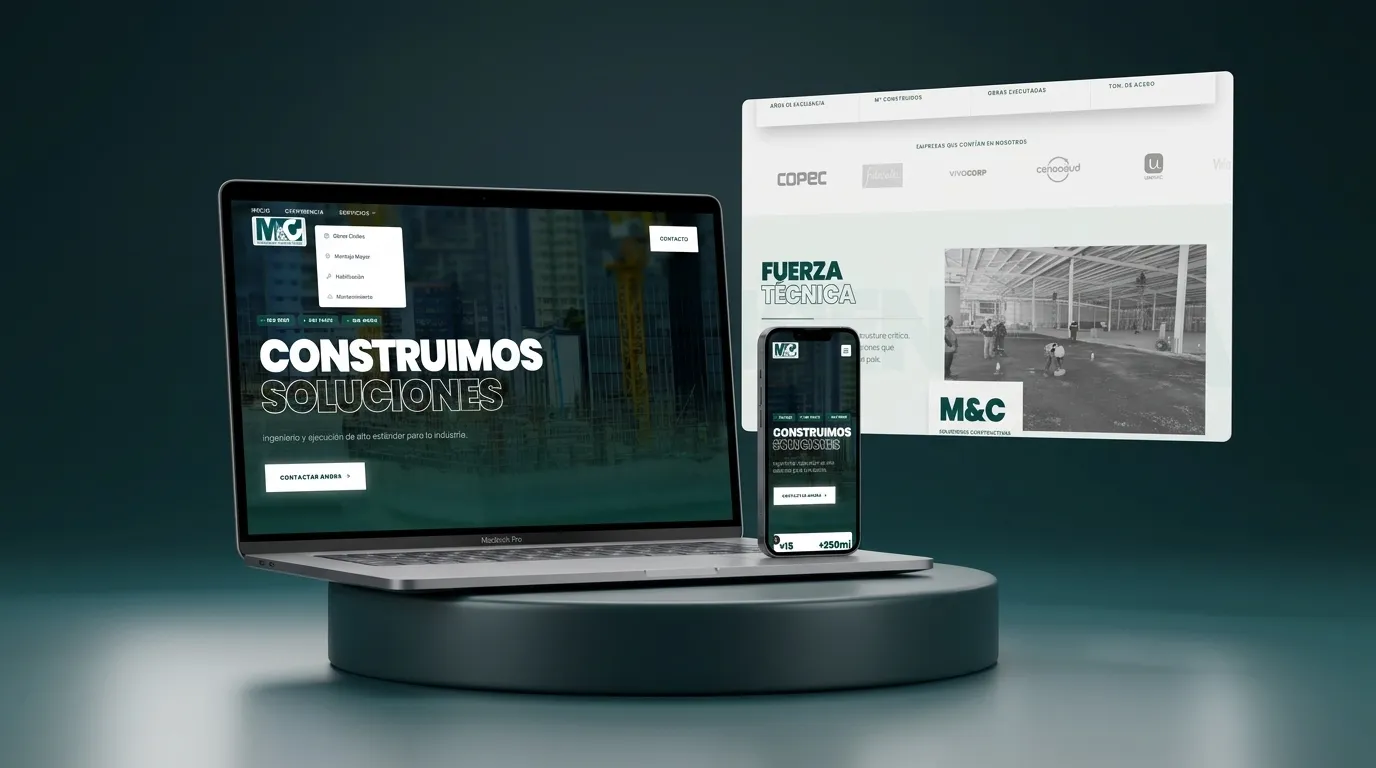 Mockup de Digitalización Corporativa B2B